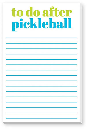 Large Notepads by Donovan Designs (To Do After Pickleball)