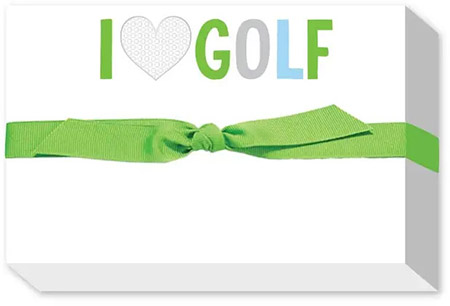 Big & Bold Notepads by Donovan Designs (I Love Golf)