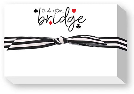 Big & Bold Notepads by Donovan Designs (To Do After Bridge) Big & Bold Notepads by Donovan Designs (To Do After Bridge)
