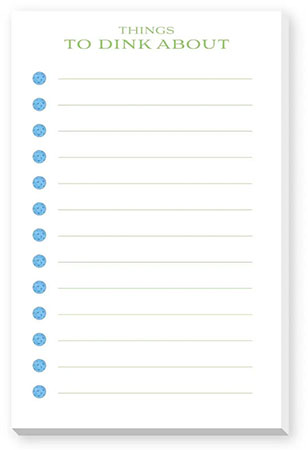 Large Lined Notepads by Donovan Designs (Things To Dink About) Large Lined Notepads by Donovan Designs (Things To Dink About)