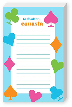 Pudgy Notepads by Donovan Designs (To Do After Canasta)