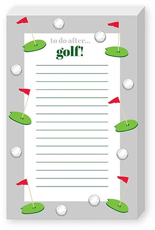 Pudgy Notepads by Donovan Designs (To Do After Golf) Pudgy Notepads by Donovan Designs (To Do After Golf)