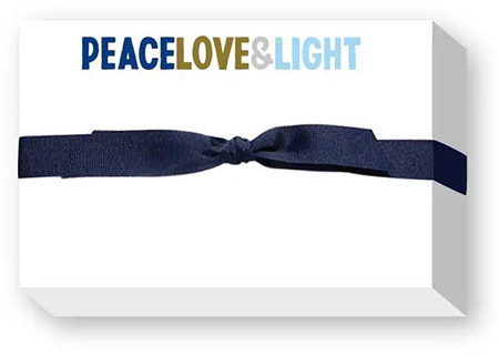 Big & Bold Notepads by Donovan Designs (Peace Love and Light) Big & Bold Notepads by Donovan Designs (Peace Love and Light)