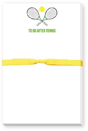 Large Notepads by Donovan Designs (To Do After Tennis) Large Notepads by Donovan Designs (To Do After Tennis)