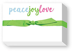 Big & Bold Notepads by Donovan Designs (Peace Joy Love)