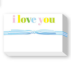Big & Bold Notepads by Donovan Designs (I Love You)