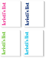 Mini Notepad Variety Sets by Donovan Designs (Groceries List)