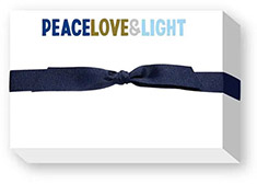 Big & Bold Notepads by Donovan Designs (Peace Love and Light)