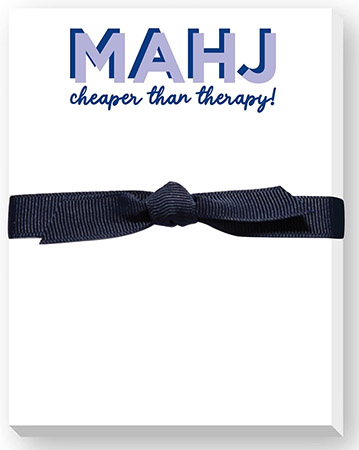 Mini Notepads by Donovan Designs (Mahj-Cheaper Than Therapy)