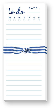 Skinnie Notepads by Donovan Designs (To Do List - Navy & Blue) Skinnie Notepads by Donovan Designs (To Do List - Navy & Blue)