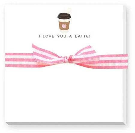 Doodle Notepads by Donovan Designs (I Love You A Latte)