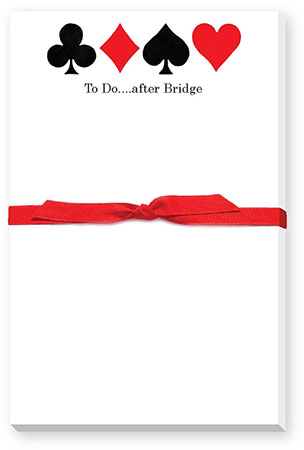 Large Notepads by Donovan Designs (To Do After Bridge) Large Notepads by Donovan Designs (To Do After Bridge)