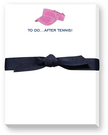 Mini Notepads by Donovan Designs (To Do After Tennis - Visor)