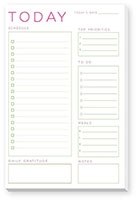Large Notepads by Donovan Designs (Daily List - Pink & Green)