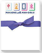 Mini Notepads by Donovan Designs (Mahjong with Mah-Girls)
