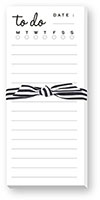 Skinnie Notepads by Donovan Designs (To Do List - Black & Gray)