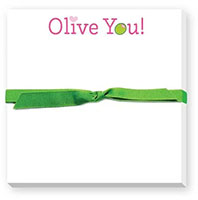 Doodle Notepads by Donovan Designs (Olive You)