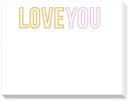 Dittie Notepads by Donovan Designs (Love You) Dittie Notepads by Donovan Designs (Love You)