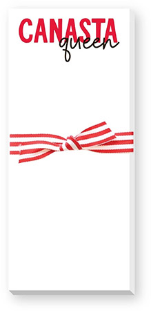 Skinnie Notepads by Donovan Designs (Canasta Queen)