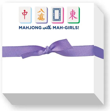 Chubbie Notepads by Donovan Designs (Mahjong with Mah-Girls!)