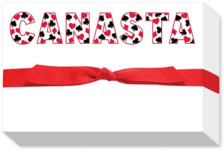 Big & Bold Notepads by Donovan Designs (Canasta Outline)