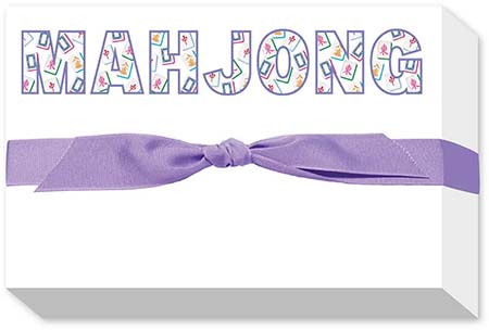 Big & Bold Notepads by Donovan Designs (Mahjong Outline)