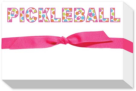 Big & Bold Notepads by Donovan Designs (Pickleball Outline)