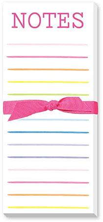 Skinnie Notepads by Donovan Designs (Happy Stripes)