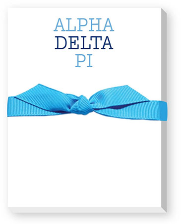 Sorority Mini Note Pads by Donovan Designs (Alpha Delta Pi)