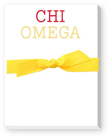 Sorority Mini Note Pads by Donovan Designs (Chi Omega)