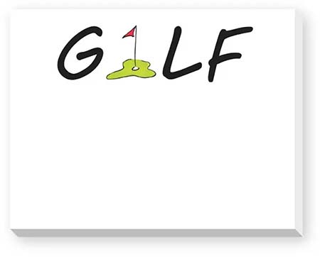 Dittie Notepads by Donovan Designs (Golf)