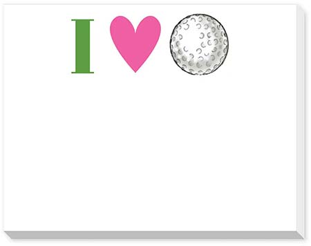 Dittie Notepads by Donovan Designs (I Love Golf)