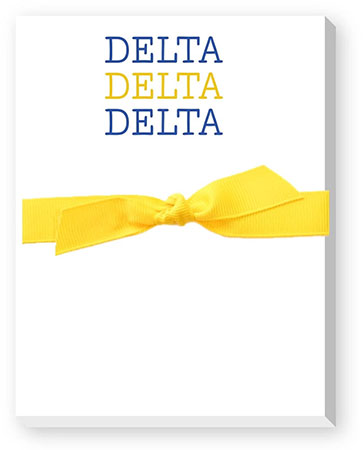 Sorority Mini Note Pads by Donovan Designs (Delta Delta Delta)