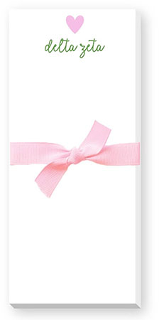 Sorority Skinnie Note Pads by Donovan Designs (Delta Zeta)