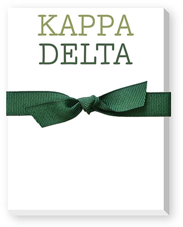 Sorority Mini Note Pads by Donovan Designs (Kappa Delta)