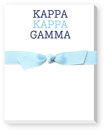 Sorority Mini Note Pads by Donovan Designs (Kappa Kappa Gamma)