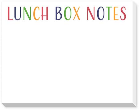 Dittie Notepads by Donovan Designs (Lunch Box Notes Bright)