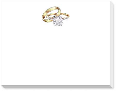 Dittie Notepads by Donovan Designs (Wedding Rings)