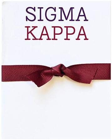 Sorority Mini Note Pads by Donovan Designs (Sigma Kappa)