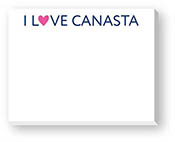Dittie Notepads by Donovan Designs (I Love Canasta)