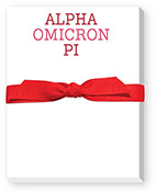 Sorority Mini Note Pads by Donovan Designs (Alpha Omicron Pi)