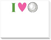 Dittie Notepads by Donovan Designs (I Love Golf)