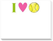 Dittie Notepads by Donovan Designs (I Love Tennis)