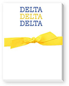 Sorority Mini Note Pads by Donovan Designs (Delta Delta Delta)