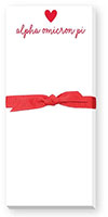 Sorority Skinnie Note Pads by Donovan Designs (Alpha Omicron Pi)