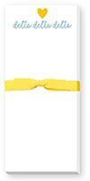 Sorority Skinnie Note Pads by Donovan Designs (Delta Delta Delta)