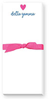 Sorority Skinnie Note Pads by Donovan Designs (Delta Gamma)