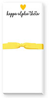 Sorority Skinnie Note Pads by Donovan Designs (Kappa Alpha Theta)