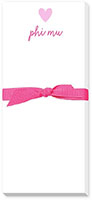 Sorority Skinnie Note Pads by Donovan Designs (Phi Mu)