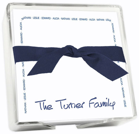 Family Arch Memo Square by Embossed Graphics